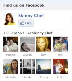 Skinny Chef Jennifer Iserloh on Facebook